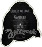 WHITESNAKE Guilty Of Love Vinyl Record 7 Inch Liberty 1983 Shaped Picture Disc.
