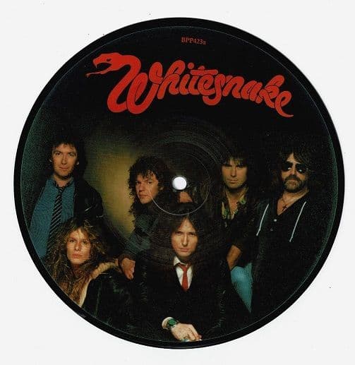 WHITESNAKE Standing In The Shadow Vinyl Record 7 Inch Liberty 1984 Picture Disc