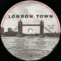 WINGS (PAUL McCARTNEY) London Town Vinyl Record LP MPL 1978