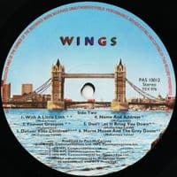 WINGS (PAUL McCARTNEY) London Town Vinyl Record LP MPL 1978