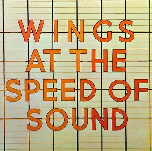 WINGS (PAUL McCARTNEY) Wings At The Speed Of Sound Vinyl Record LP MPL 1976