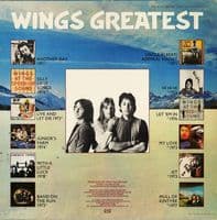 WINGS (PAUL McCARTNEY) Wings Greatest Vinyl Record LP MPL 1978