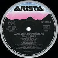 WOMACK & WOMACK Family Spirit Vinyl Record LP Arista 1991