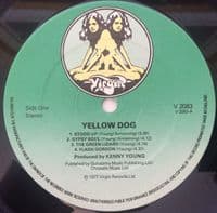 YELLOW DOG Yellow Dog Vinyl Record LP Virgin 1977