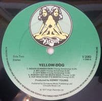 YELLOW DOG Yellow Dog Vinyl Record LP Virgin 1977