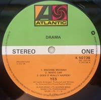 YES Drama Vinyl Record LP Atlantic 1980