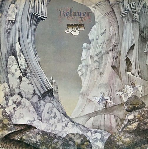 YES Relayer Vinyl Record LP German Atlantic 1974