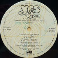YES Tormato Vinyl Record LP Atlantic 1978