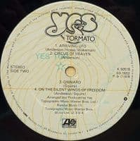 YES Tormato Vinyl Record LP Atlantic 1978