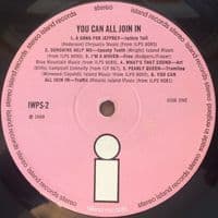 You Can All Join In Vinyl Record LP Island 1969