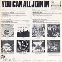 You Can All Join In Vinyl Record LP Island 1969.
