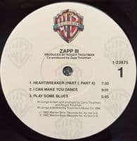 ZAPP Zapp III Vinyl Record LP US Warner Bros. 1983
