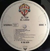 ZZ TOP El Loco Vinyl Record LP Warner Bros.