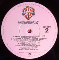 ZZ TOP Fandango Vinyl Record LP US Warner Bros. 1979