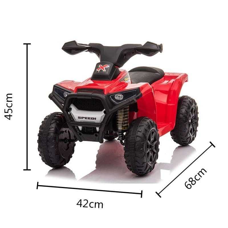 Red Kids Quad Bike Ride on Cars Electric ATV for Toddlers