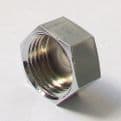 1/2 inch BSP Chrome Plated Brass Female Threaded Cap