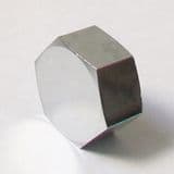 1/2 inch BSP Chrome Plated Brass Female Threaded Cap - 25910100