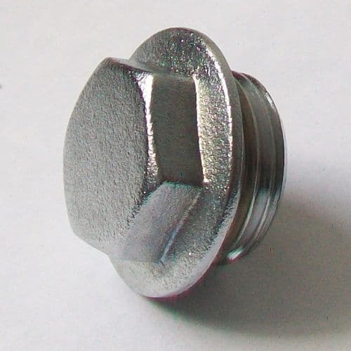 1/2 inch BSP Chrome Plated Brass Male Threaded Plug 25950100