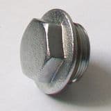 1/2 inch BSP Chrome Plated Brass Male Threaded Plug - 25950100