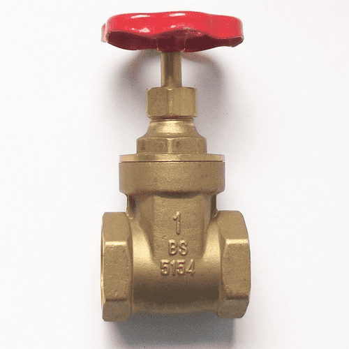 1 inch BSP Female Iron Brass Gate Valve - 07001160
