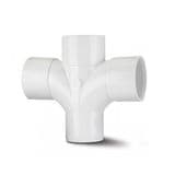 1.1/2 inch - 40mm Solvent Weld Swept Cross Tee