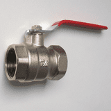 1.1/4" Female Iron Lever Valve - Water Only - 07000830