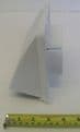 100mm Extractor / Ventilation Hooded Terminal Vent - White - 70006132