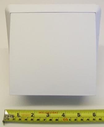 100mm Extractor / Ventilation Hooded Terminal Vent - White - 70006132