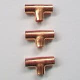 12mm End Feed Equal Copper Tee - PACK OF 3 - 26241200