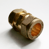 15mm Brass Compression Straight Coupling - 24401500