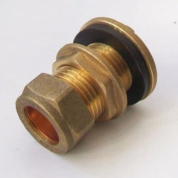 15mm Brass Compression Tank Connector - 24351500