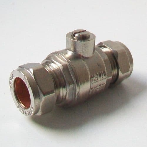 15mm Heavy Duty Full Bore Compression Isolation Valve - 07000160