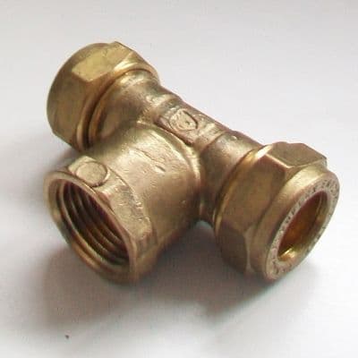 15mm x 15mm x 1/2 FI Compression Tee - 24541500