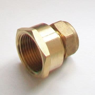 15mm x 3/4 inch Brass Compression Female Iron to Copper - 24411534