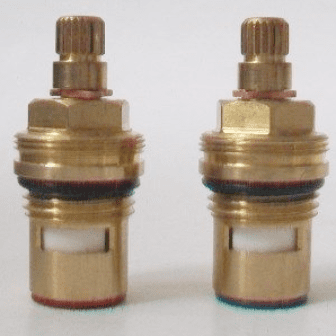 20 Spline - 8.8mm Stem Ceramic Disc Tap Cartridges Pair - 62003104