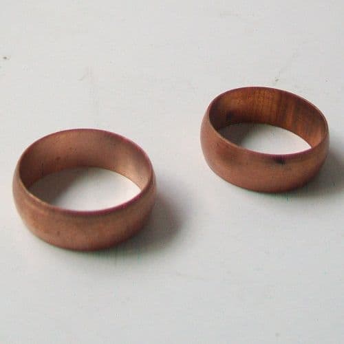 20mm Brass Alkathene Fitting Copper Cone / Olive - PACK OF 2 - 18602000