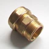 22mm - 3/4 Brass Compression Male Iron to Copper - 24422200