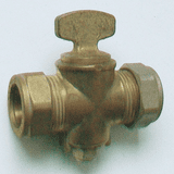 22mm Butterfly / Fan Head Lever Gas Isolation Valve - 07000780