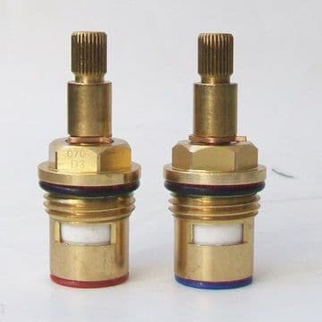 28 Spline Ceramic Disc Tap Cartridges - No Shroud Thread - 62013631