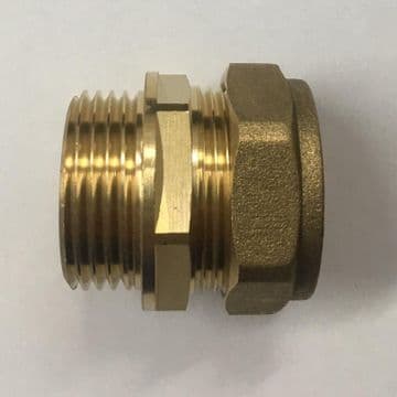 28mm - 1 inch Brass Compression Male Iron to Copper - 24422800