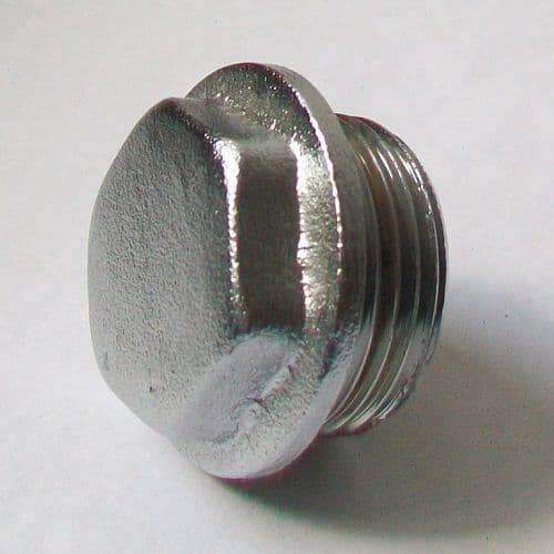 3/4 inch BSP Chrome Plated Brass Male Thread Plug