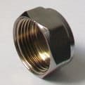 3/4 inch BSP Chrome Plated Female Threaded Cap