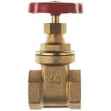 3/4 inch BSP Female Iron Brass Gate Valve - 07001150