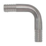 3/8 inch Stainless Steel Barbed Hose Elbow - 07000117