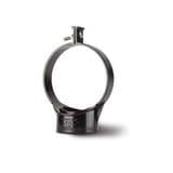 3 inch / 82mm Soil Pipe Nut & Bolt Strap Boss - Black - 43ASG030