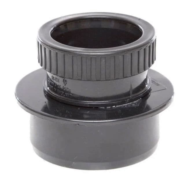 3 inch / 82mm Spigot to 2 inch / 50mm Reducer - Black - 43ASD101