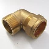 35mm - 1.1/4 Compression Bent Male Iron to Copper - 24453500