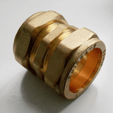 35mm Brass Compression Slip Coupling - 24902198