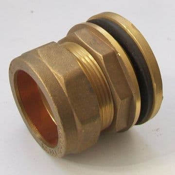 35mm Brass Compression Tank Connector - 24353500