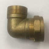 42mm - 1.1/2 Compression Bent Male Iron to Copper - 24454200